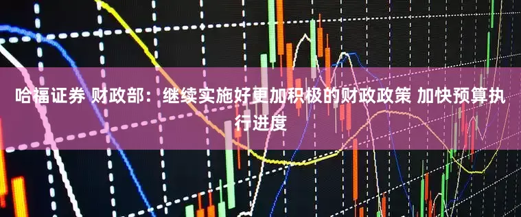哈福证券 财政部：继续实施好更加积极的财政政策 加快预算执行进度